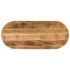 Blat de masă oval, 80x40x2,5 cm, lemn masiv mango brut GartenMobel Dekor