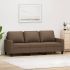 Canapea cu 2 locuri, gri deschis, 140 cm, material textil GartenMobel Dekor