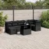 Set canapele de grădină cu perne, 8 piese, gri, poliratan GartenMobel Dekor