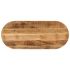 Blat de masă oval, 80x40x2,5 cm, lemn masiv mango brut GartenMobel Dekor