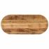 Blat de masă oval, 80x40x2,5 cm, lemn masiv mango brut GartenMobel Dekor