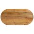 Blat de masă oval, 80x40x2,5 cm, lemn masiv mango brut GartenMobel Dekor