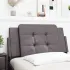 Pernă pentru tăblie pat, negru și alb, 100cm, piele artificială GartenMobel Dekor