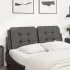 Pernă pentru tăblie pat, negru și alb, 120cm, piele artificială GartenMobel Dekor