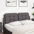 Pernă pentru tăblie pat, alb și negru, 140cm, piele artificială GartenMobel Dekor
