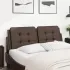 Pernă pentru tăblie pat, negru și alb, 120cm, piele artificială GartenMobel Dekor