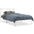 Cadru de pat din metal cu tăblie, negru, 107x203 cm GartenMobel Dekor