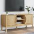 Dulap TV "FLORO", maro ceruit, 114x43x55 cm, lemn masiv de pin GartenMobel Dekor