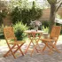 Set de bistro pliabil, 3 piese, lemn masiv de acacia GartenMobel Dekor