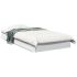 Cadru de pat, alb, 75x190 cm, lemn prelucrat GartenMobel Dekor