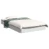 Cadru de pat, alb, 90x190 cm, lemn prelucrat GartenMobel Dekor