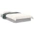 Cadru de pat, alb, 75x190 cm, lemn prelucrat GartenMobel Dekor