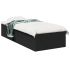 Cadru de pat, alb, 75x190 cm, lemn prelucrat GartenMobel Dekor