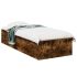 Cadru de pat, alb, 75x190 cm, lemn prelucrat GartenMobel Dekor