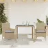 Set mobilier de grădină cu perne 5 piese negru poliratan&sticlă GartenMobel Dekor