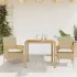 Set mobilier grădină cu perne 7 piese bej poliratan/lemn acacia GartenMobel Dekor