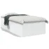 Cadru de pat, alb ,135x190 cm, lemn prelucrat GartenMobel Dekor