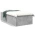Cadru de pat, gri beton, 75x190 cm, lemn prelucrat GartenMobel Dekor