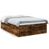 Cadru de pat, alb, 120x200 cm, lemn prelucrat GartenMobel Dekor