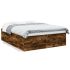 Cadru de pat, alb, 160x200 cm, lemn prelucrat GartenMobel Dekor