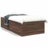 Cadru de pat, alb, 75x190 cm, lemn prelucrat GartenMobel Dekor