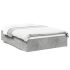 Cadru de pat, gri beton, 75x190 cm, lemn prelucrat GartenMobel Dekor