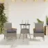 Set mobilier de grădină cu perne 3 piese bej poliratan & sticlă GartenMobel Dekor