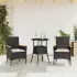 Set mobilier de grădină cu perne 3 piese bej poliratan & sticlă GartenMobel Dekor