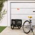 Remorcă bicicletă animale companie portocaliu/negru oxford/fier GartenMobel Dekor