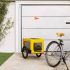 Remorcă bicicletă animale companie galben/negru oxford/fier GartenMobel Dekor