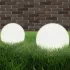 Lămpi bol cu LED 2 buc, sferice, 25 cm, PMMA GartenMobel Dekor