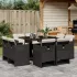 Set mobilier de grădină cu perne, 17 piese, bej, poliratan GartenMobel Dekor