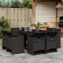 Set mobilier de grădină cu perne, 17 piese, bej, poliratan GartenMobel Dekor