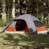 Cort de camping cupolă pentru 6 persoane, verde, impermeabil GartenMobel Dekor