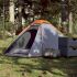 Cort camping cupolă 2 persoane alb, țesătură opacă, impermeabil GartenMobel Dekor