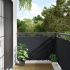 Paravan de balcon, antracit, 75x800 cm, 100% poliester oxford GartenMobel Dekor