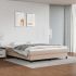 Cadru de pat box spring, gri, 180x200 cm, piele ecologică GartenMobel Dekor