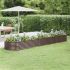 Strat înălțat grădină 296x80x36 cm oțel vopsit electrostatic GartenMobel Dekor