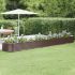 Strat înălțat grădină 296x80x36 cm oțel vopsit electrostatic GartenMobel Dekor