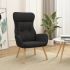 Scaun de relaxare, albastru, material textil GartenMobel Dekor