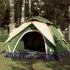 Cort de camping cupolă 5 persoane, setare rapidă, verde GartenMobel Dekor