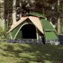 Cort de camping cupolă 5 persoane, setare rapidă, verde GartenMobel Dekor