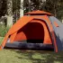 Cort de camping cupolă 4 persoane, setare rapidă, albastru GartenMobel Dekor