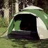 Cort camping cupolă 3 persoane, gri/portocaliu, setare rapidă GartenMobel Dekor