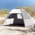 Cort camping 4 persoane gri impermeabil setare rapidă GartenMobel Dekor