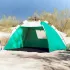 Cort camping 4 persoane gri impermeabil setare rapidă GartenMobel Dekor