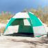 Cort camping 4 persoane gri impermeabil setare rapidă GartenMobel Dekor