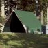Cort camping cu cadru A 2 persoane, gri/portocaliu, impermeabil GartenMobel Dekor