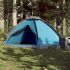 Cort de camping pentru 4 persoane, gri/portocaliu, impermeabil GartenMobel Dekor