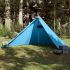 Cort de familie tipi pentru 7 persoane, verde, impermeabil GartenMobel Dekor